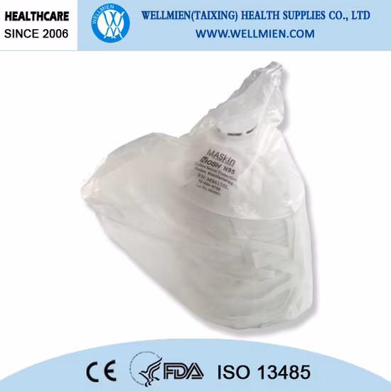 N95 Niosh 承認の標準使い捨て 3D 折りたたみマスク